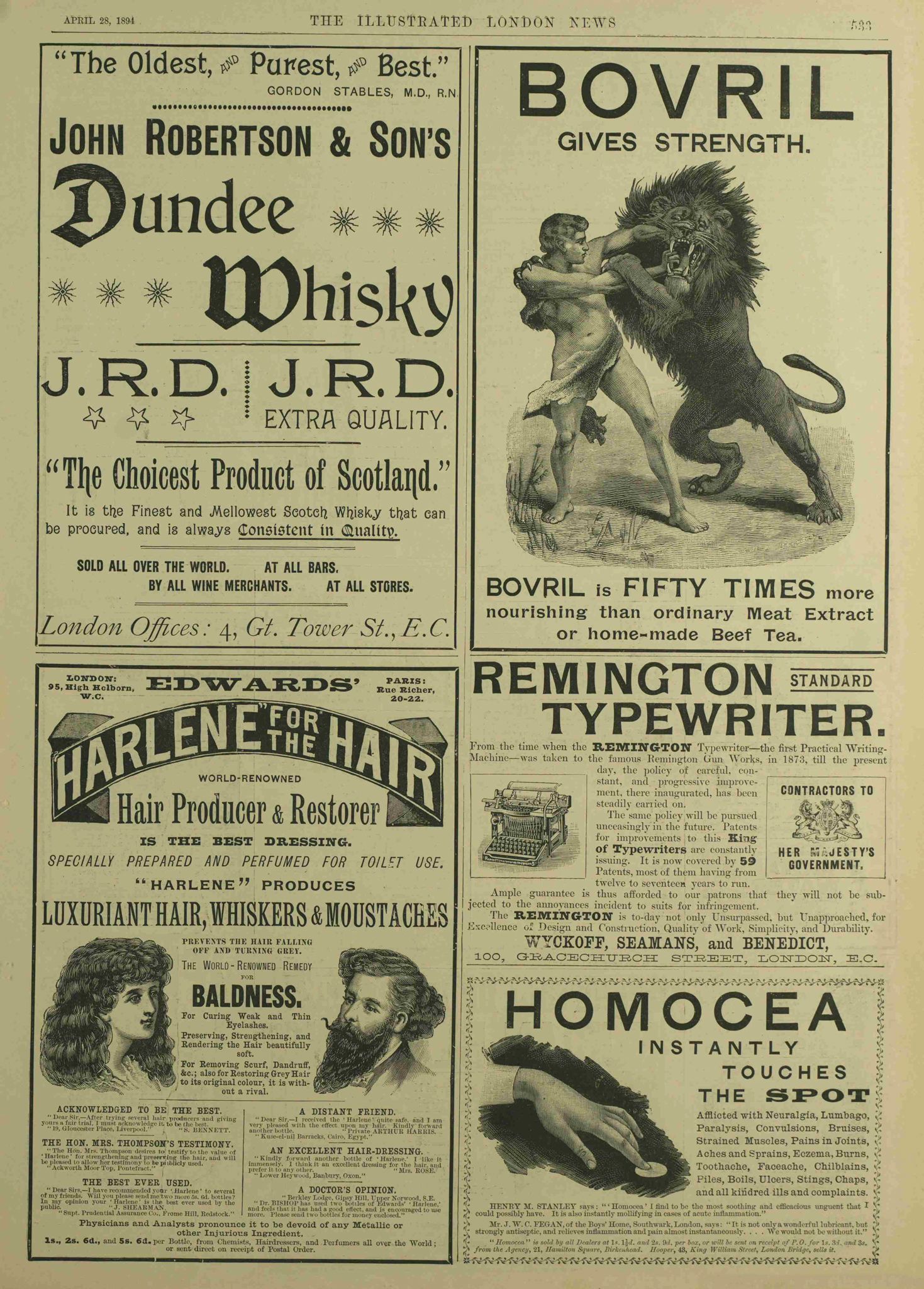 The Illustrated London News (28th April 1894) Source: British Newspaper Archive