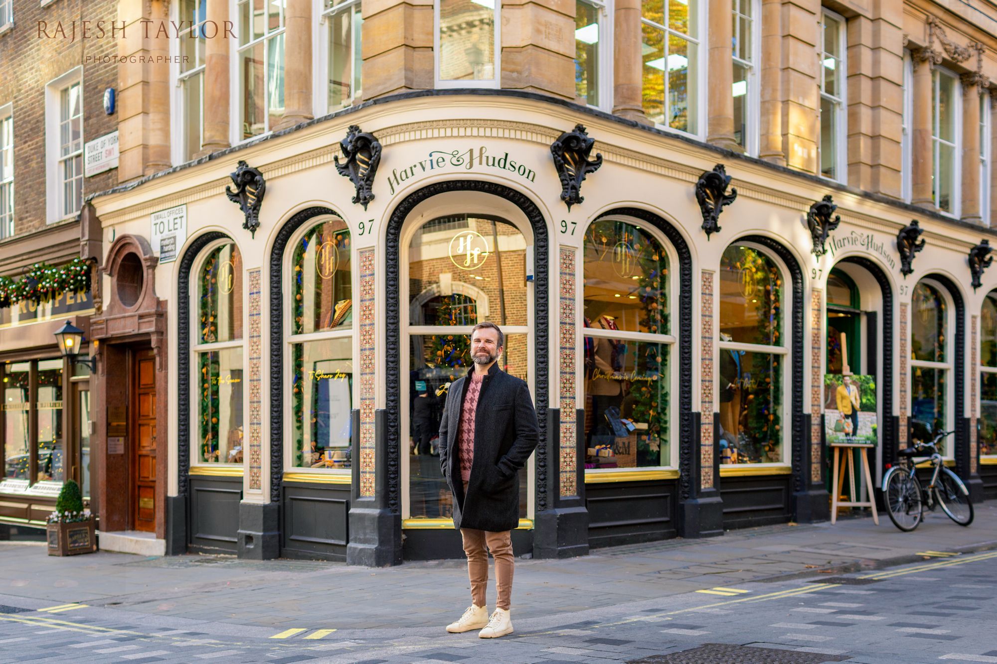 Brian Snelling & Family Thanksgiving Shoot and Shopping Experience, Harvey & Hudson, Jermyn Street. © Rajesh Taylor