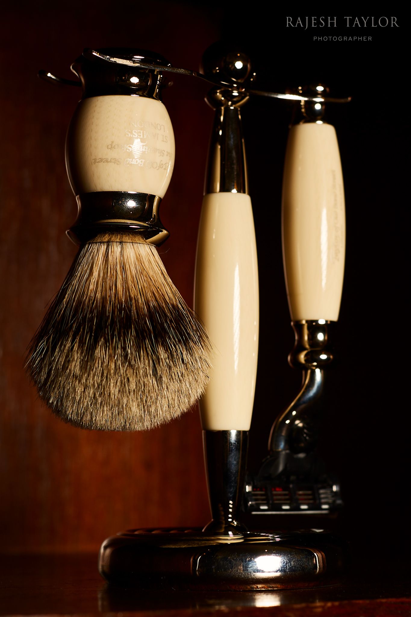 Edwardian Shaving Set by Taylor of Old Bond Street: © Rajesh Taylor