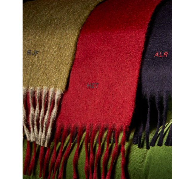 Personalised Pure Cashmere Scarves: Turnbull & Asser 