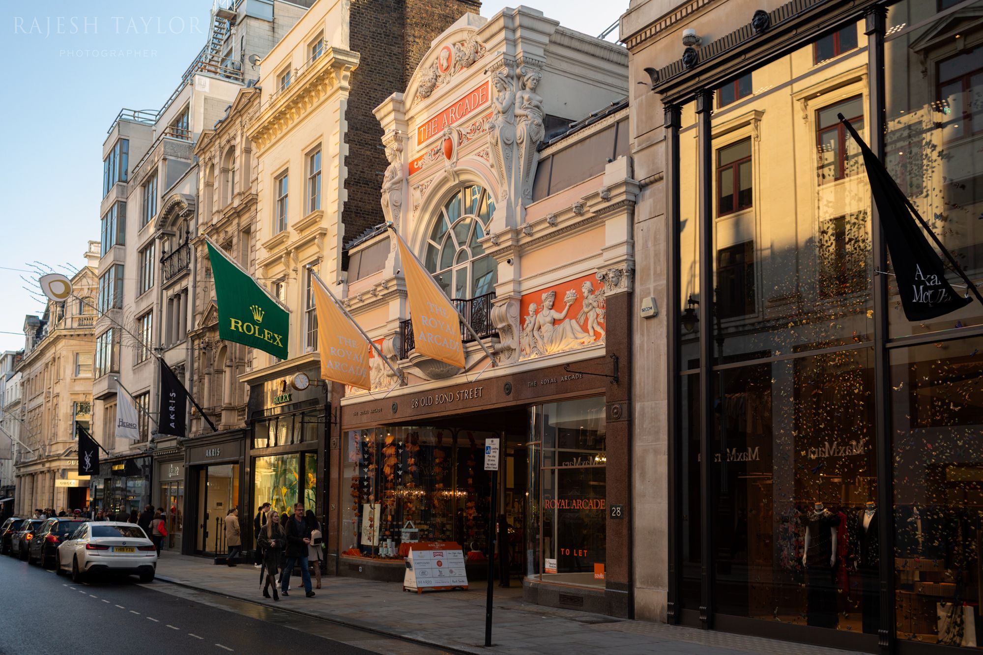 Royal Arcade on Old Bond Street, home to many former bespoke craftsmen ©Rajesh Taylor