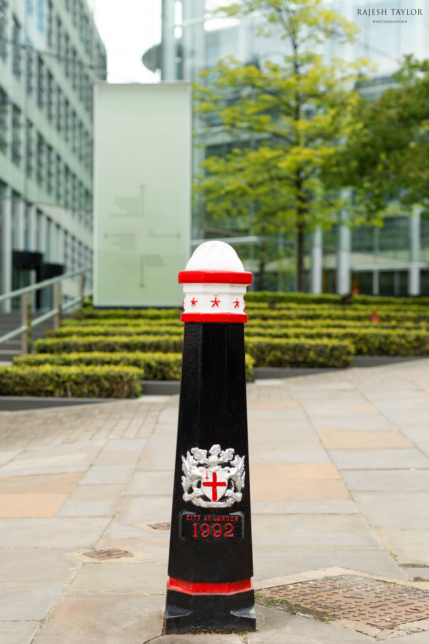 Bollard 2 on Gloucester Court © Rajesh Taylor