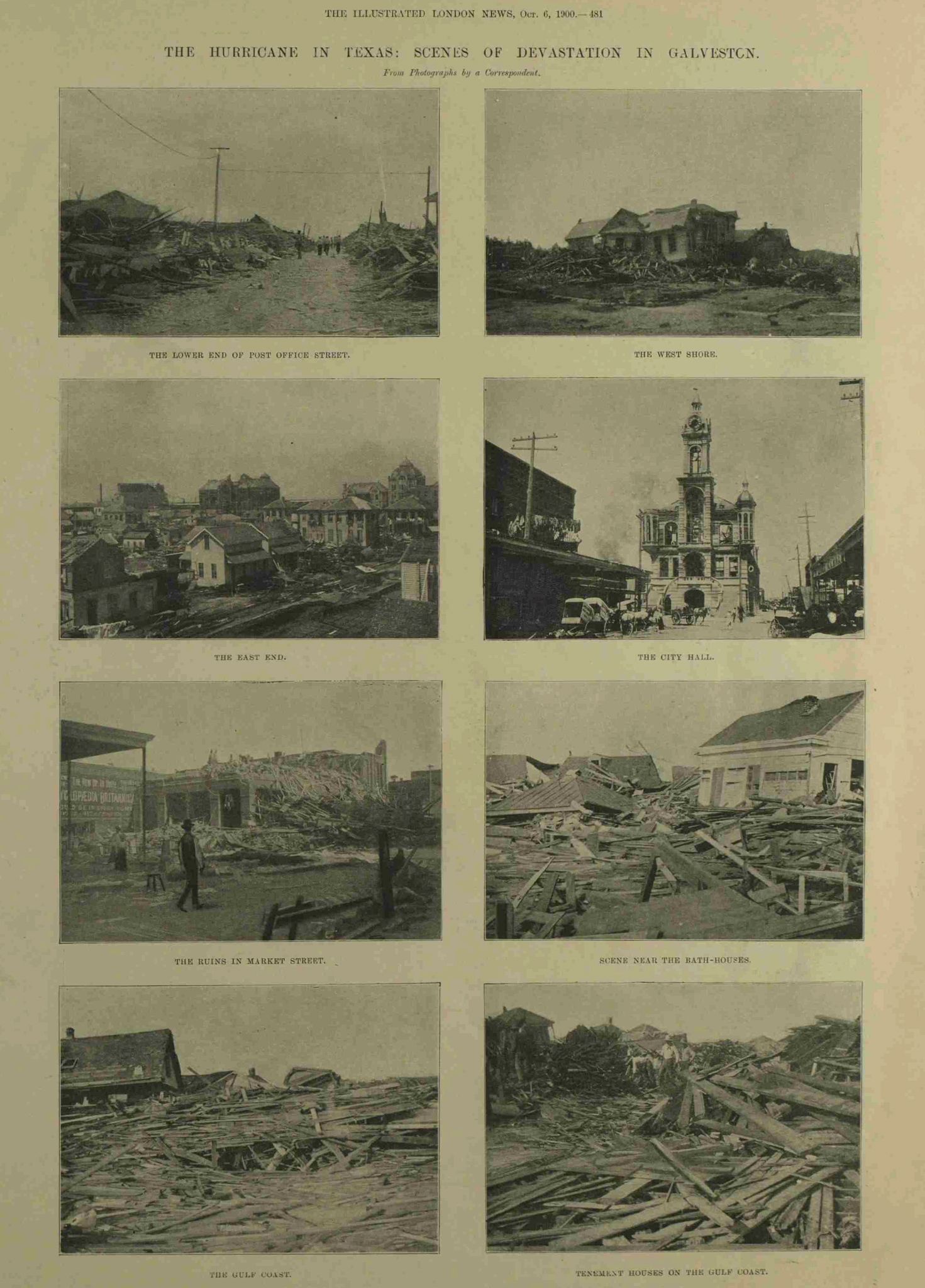 The Devastation of Galveston, Texas: 6th Oct 1900 Issue The Illustrated London News