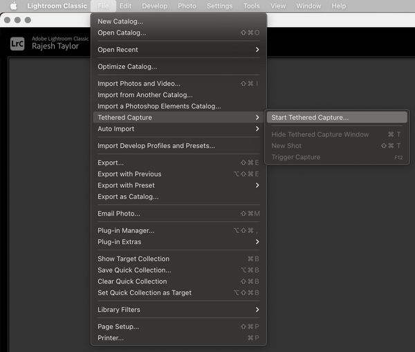 An Introduction to Wired Tethered Shooting with Lightroom Classic